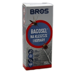 BROS BAGOSEL 100EC - PREPARAT DO OPRYSKU OGRODU PRZECIW KOMAROM I KLESZCZOM 250ml