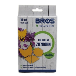 BROS naturalnie pułapki LEPY na ziemiórki 10szt. +  gratis