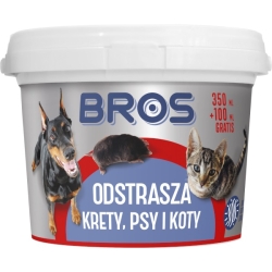 BROS odstrasza krety, psy i koty 450ml