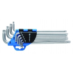 Klucze TORX długie kpl. 9szt. HT1W818 HOGERT