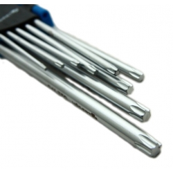 Klucze TORX długie kpl. 9szt. HT1W818 HOGERT