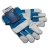 LEINE rękawice skórzane Canadian (skóra bydlęca) niebieskie 10" HT5K731 HOGERT