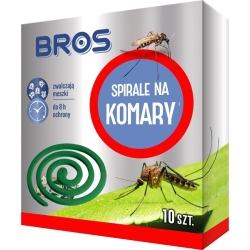 BROS spirale na komary, meszki 10szt.