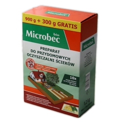 MICROBEC ULTRA preparat do szamb 1,2g - zapach cytrynowy