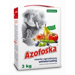 Nawóz Uniwersalny Azofoska 3 kg karton - Granulat (Ogród, Trawnik)