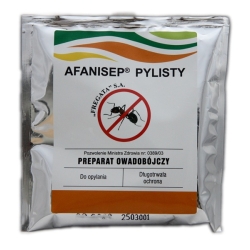 AFANISEP pylisty 100g zwalcza karaluchy prusaki pluskwy pchły mrówki rybiki