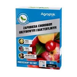 MIEDZIAN 50 WP zwalcza choroby grzybowe 50g Agropak