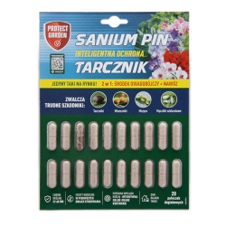 Sanium Pin 2w1 pałeczki owadobójcze + nawóz 20 sztuk SBM