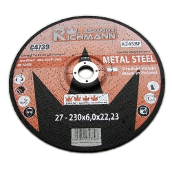 Tarcza do szlifowania metalu 230x6,0mm C4739 Richmann