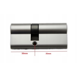 Komplet wkładek na jeden klucz 30/35 + 30/35G nikiel GERDA H plus