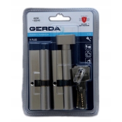 Komplet wkładek na jeden klucz 40/50 + 50G/40 nikiel GERDA H plus