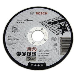 Tarcza do cięcia stali INOX 125 x 1,0mm RAPIDO Bosch