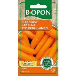 Marchew jadalna typ Berlikumer późna soczysta 4g nasiona Biopon