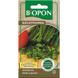 Szczypiorek Bohemia aromatyczny zimuje w gruncie 1g nasiona Biopon