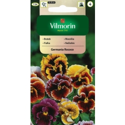 Bratek wielkokwiatowy szwajcarski Germania Rococo 0,4g nasiona - VILMORIN