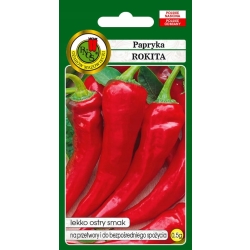 Papryka lekko ostra Rokita odmiana wczesna - 0,5g nasiona PNOS