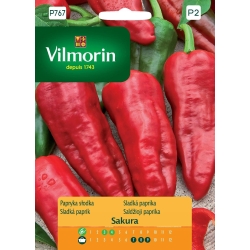 Papryka słodka czerwona Sakura 0,5g nasiona - VILMORIN