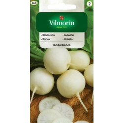 Rzodkiewka okrągła Tondo Bianco 5g nasiona - Vilmorin